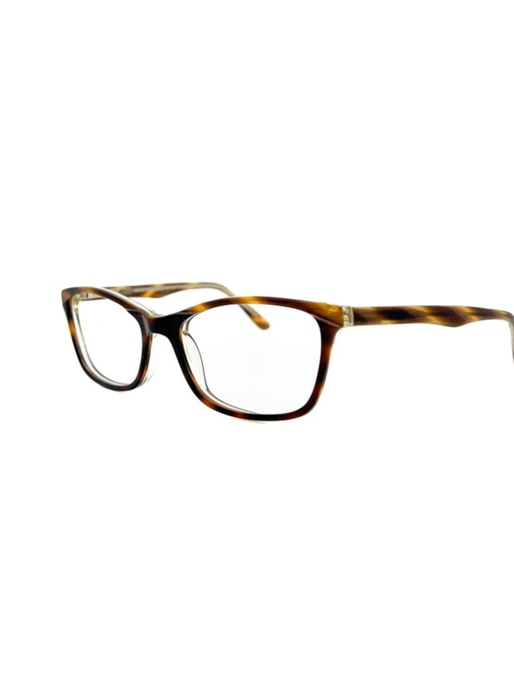 Chelsea Morgan CM 202110 Brown Marble Rectangle Eyeglass Frames 52-17-135